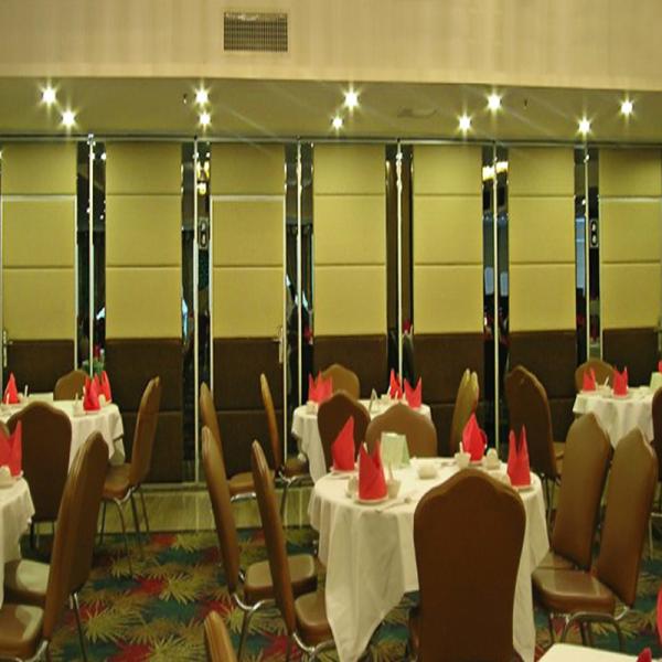 Meeting Room Movable Partition Walls / Sound Insulation Folding Panel Partitions