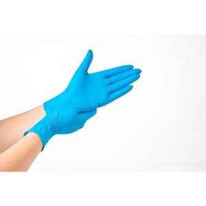 Free Sample Blue Purple Powder Free Disposable Nitrile Gloves
