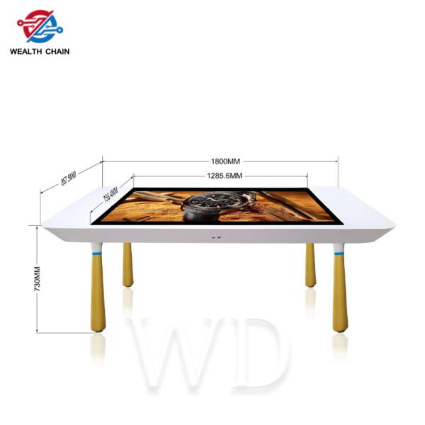 China Capacitive Touch TFT LCD 4K Rectangle Smart Touch Coffee Table 55 Inch on sale China Capacitive Touch TFT LCD 4K Rectangle Smart Touch Coffee Table 55 Inch on sale