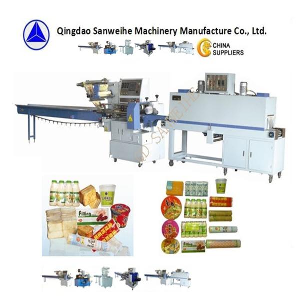 Buy Full Sealing PLC Control Shrink Wrap Packing Machine / Packaging Machine at wholesale prices