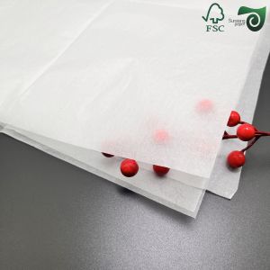 Food Grade Biodegradable Greaseproof Wrapping Paper Coated With Baking Silicone