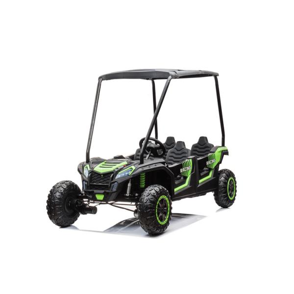 24v Battery 4x4 Plastic UTV Four-Seat Children's Electric Car with Carport 4-Wheeler