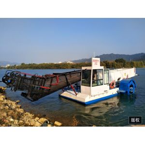 Load 11m3 Small Marine Trash Skimmer 0.8m Mowing Depth
