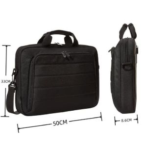 Waterproof Shockproof Comfortable Double Zipper Business Bag Briefcase Tote