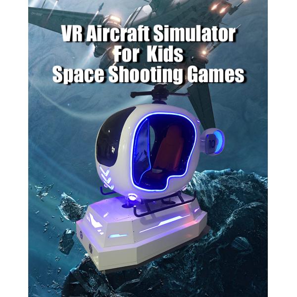 SSD 240G Coin Operation 9D VR Helicopter 15pcs Interactive Shooting Games