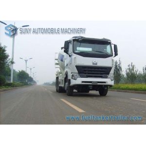 HOWO A7 Concrete Mixer Truck 336Hp 7M3 Mixing Volume 10 Wheelers ZF Reducer