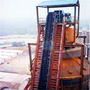 High Incline Angles Pan Conveyor Belt System For Bulk Material Handling
