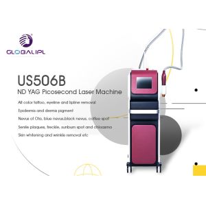 Narrow Pulse Width Pico Tattoo Removal Equipment 15Hz Frequency US506B Model