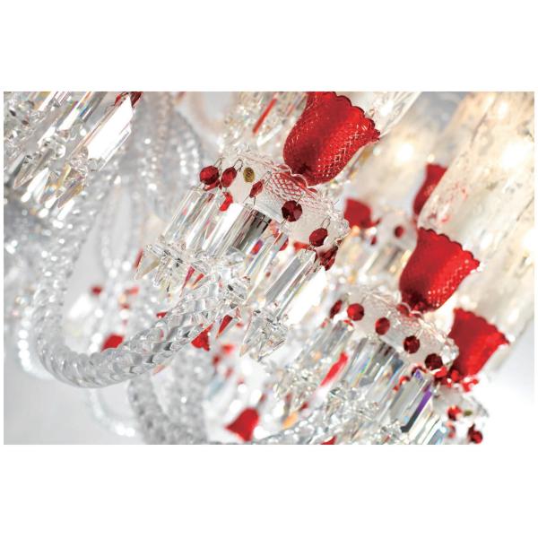 Clear Or Colourful Custom Creative Glass Chandeliers Contemporary Chandeliers For High Ceilings