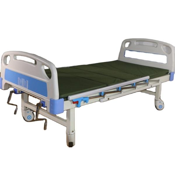 Buy ABS Head Double Shake Elderly Manual Nursing Bed Two Function at wholesale prices