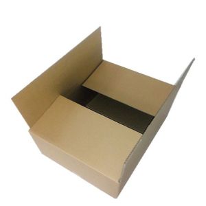 Portable Plain Brown Corrugated Gift Box Lightweight For Shipping