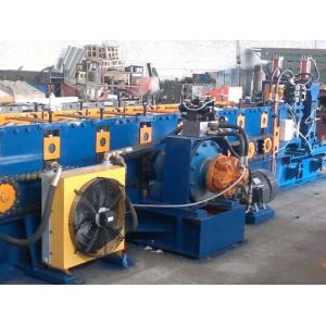 Steel Profile Hat Purlin Roll Forming Machine PLC Control Length