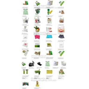 Factory directly sell biodegradable compostable refuse sack with EN13432 / BPI