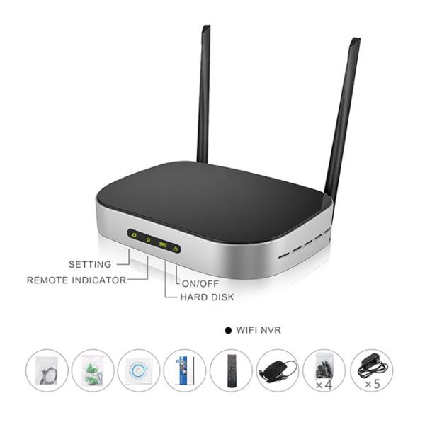 2 Megapixel 4 Camera Wireless Security System 1080P For Home Security