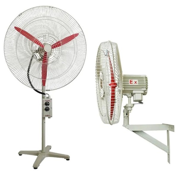 Explosion Proof Industrial Ventilation Fan Standing Type For Oil / Gas Facilities