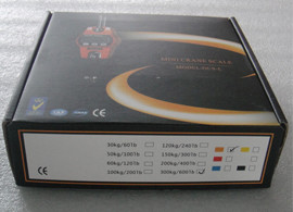 Resolution Switch Digital Hook Type Weighing Scale 100kg 200kg 18 Mm LCD Display