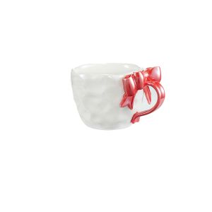 Parsimonious Bowknot Custom 3d Printed Ceramic Mug For Birthday Christmas Gift