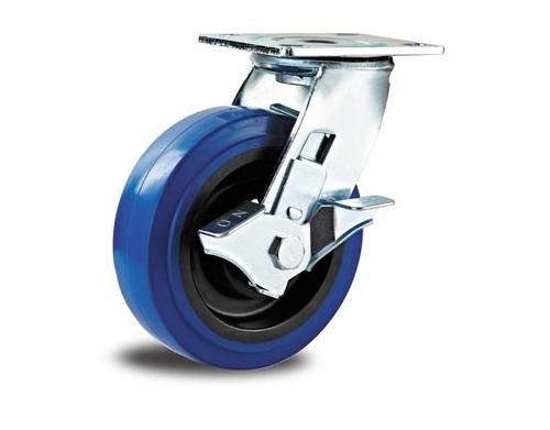 Buy Side Brake Elastic Rubber Caster at wholesale prices