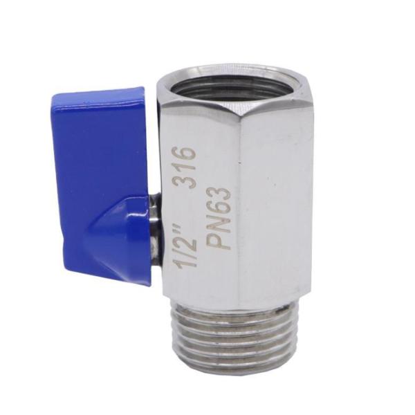 Brass Plating Collaterals Material F * M Casting Ball Valve 1000psi