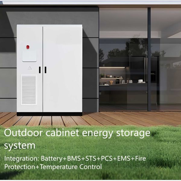 Energy storage cabinet exterior view