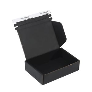 Rectangular Three Layered Zipper Airplane Box Folding Packaging Box