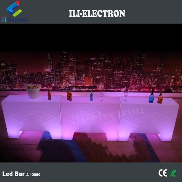 Remote control plastic led corner bar