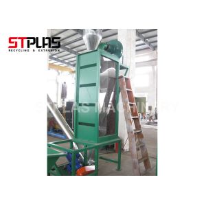 Compact Structure Plastic Recycling Washing Line , HDPE Bottle Recycling Machine