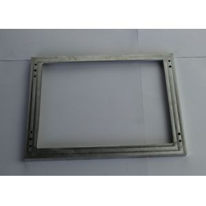 Customized Aluminum CNC Machined Parts Square Frame With Brushed Finish