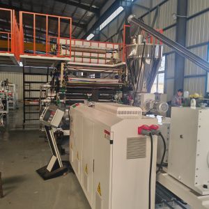 1220mm Sheet Width Plastic Board Machine with Full Intermeshing Engagement