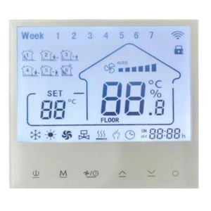 Wifi Tuya Smart Thermostat Touch Screen Seven Day Weekly Programmable