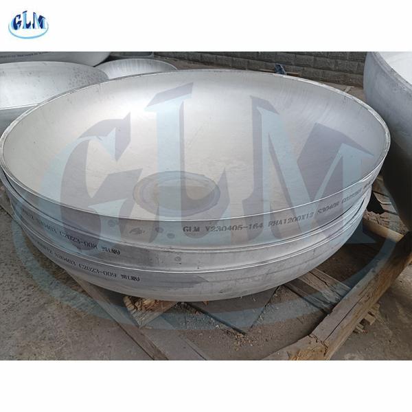 Buy S30408 Elliptical Head Dish End 1200mm Diameter 12mm Thickness at wholesale prices