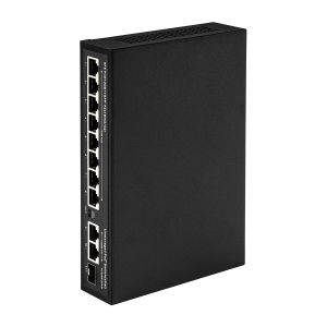 Extended Range 8-Port PoE Switch 10/100M with 120W/150W Consumption and 250m