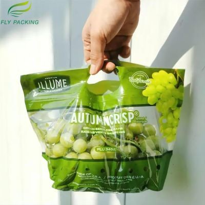Resealable Ziplockk Fresh Vegetables Biodegradable Packaging For Fruits And