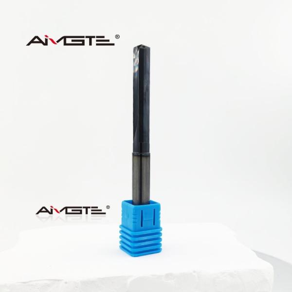 12mm 2 Flute Straight Flute Drill Reamer Internal Coolant Carbide CNC Bit for Steel Stainless Steel Cast Iron Titanium