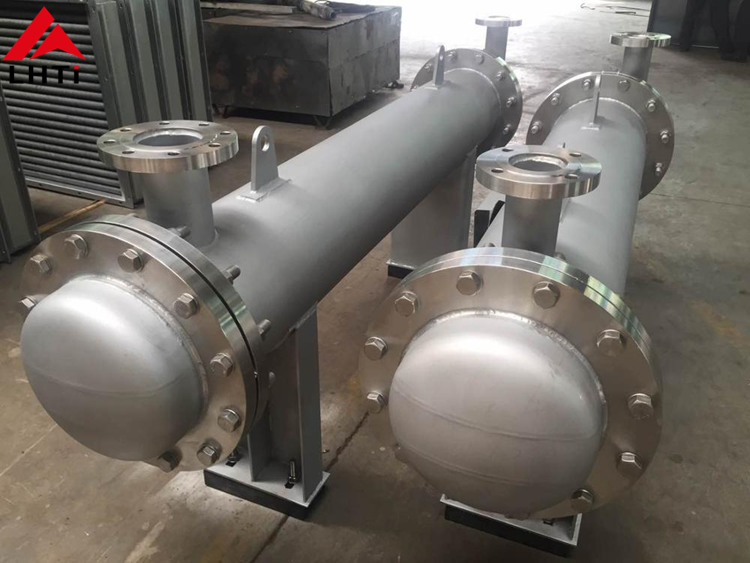 Gr1 Gr2 Titanium Evaporator Condenser Corrosion Resistant
