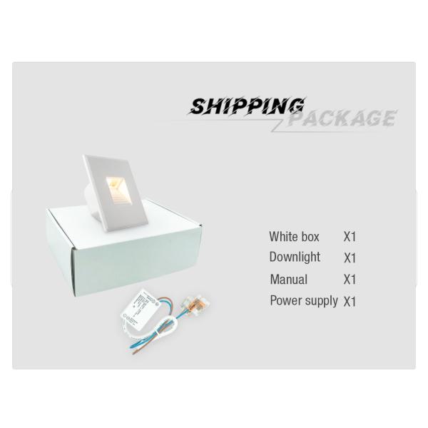 Dimmable Slim Recessed Wall Lights Outdoor Diameter 85mm For Garden