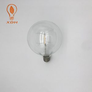 220V 240V Edison LED Filament Bulbs G125 E27 Filament Globe 2W 2700K