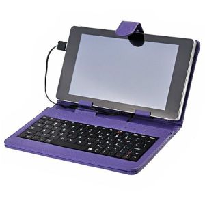 Quality 7 Tablet PC USB Keyboard( purple) for sale