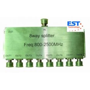8.5db 8 Way High Frequency Splitter 800-2500MHZ with N-female Connector
