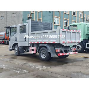 JMC Double Cabin 4x2 Dump Truck with 5 Forward Shift and 40000kg Loading Weight