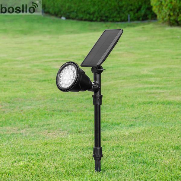 3.7V 2200MAH Solar Induction Street Lamp Black IP65 Waterproof