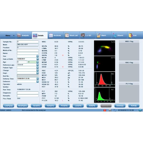 China wholesale superhuman mindray hematology analyz reagent 5 diff hematology analyzer