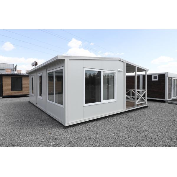 Buy 50mm Rockwool Sandwich Panel Roofing Flat Pack Container House for Quick and Easy Installation at wholesale prices
