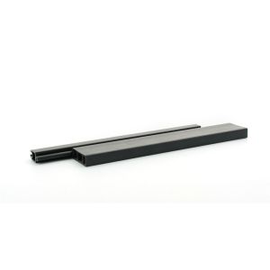 Black Shuttr Roller PVC Trim Strip Wall Profile