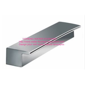 Quality Rectangle Small Water Fall Nozzle Pond Fountain Kits With Or Without Led Light AC12v for sale