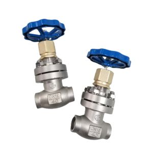 Quality Stainless Steel PN4.0MPa Socket Weld Globe Valve For O2 N2 for sale