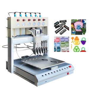 Dispence Silicone Patch Pvc Soft Rubber Dispensing Machine Full Automatic