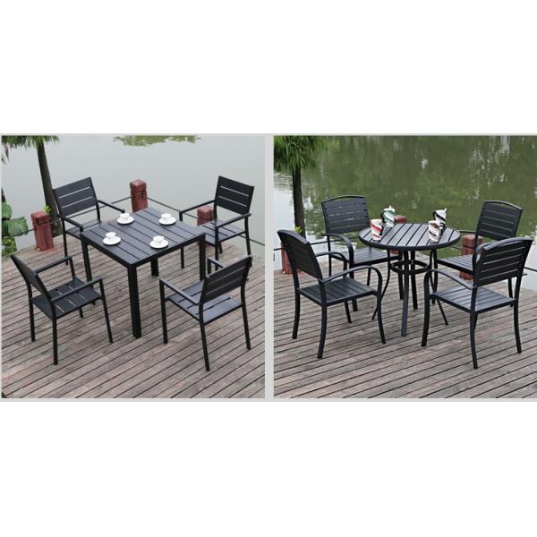 New design Poly Plastic wood Aluminium chairs and table Hotel Outdoor Garden Patio chair