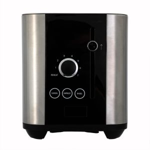 2 slice stainless steel toaster commercial electric bread toaster automatic