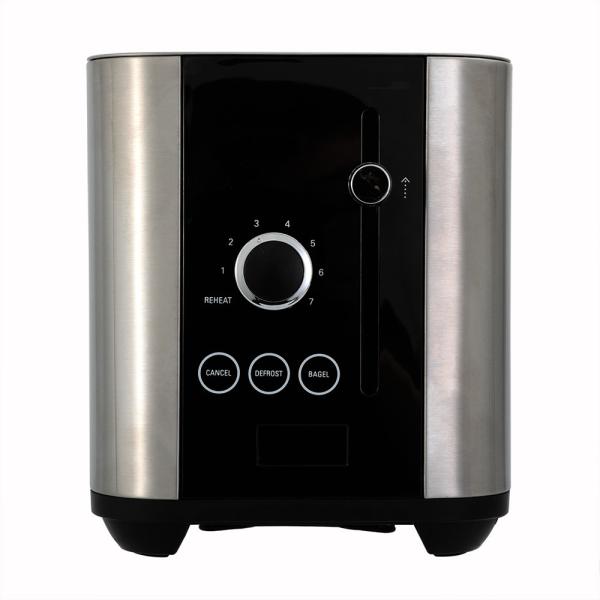 2 slice stainless steel toaster commercial electric bread toaster automatic